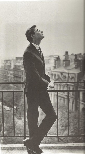 Yves on balcony Place Vauban 1963