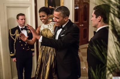 President Obama Attends Kennedy Center Honors Reception