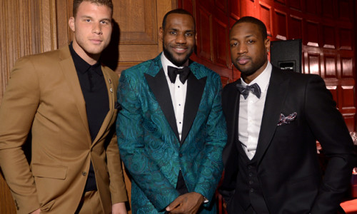 Blake, LeBron, D-Wade looking stylish