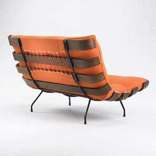 MARTIN EISLER AND CARLO HAUNER lounge chair and ottoman Forma Italy, c. 1955