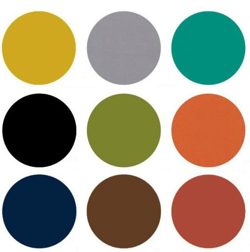 Mid Century Modern Color Chart