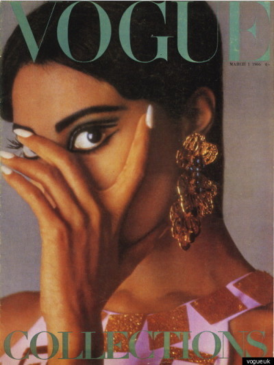 DONYALE-LUNA Vogue cover 1966