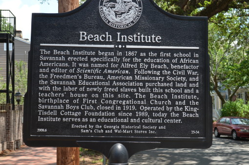Beach Institue sign