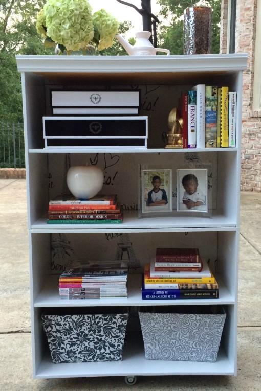 Bookcase final staged