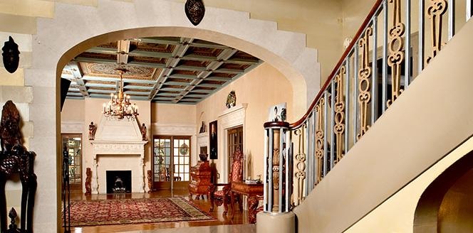 interior by stairs Villa Lewaro