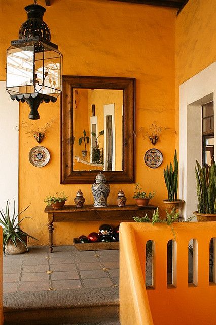 Orange Exterior Spanish style