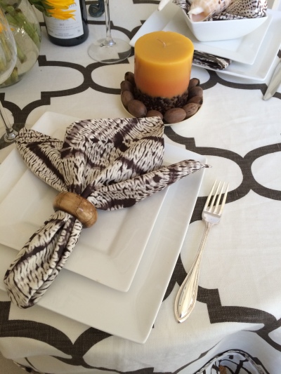 place setting close up