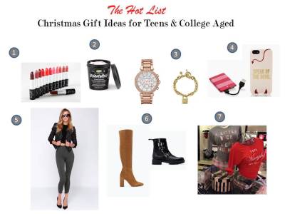 Christmas gift ideas for teen and college aged youn women