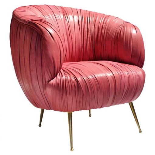 Pink soufle chair