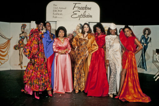 Ebony Fashion Fair Models w Eunice Johnson