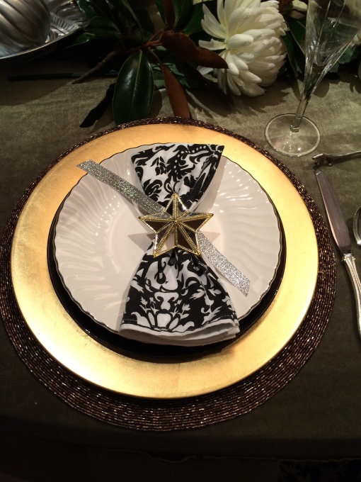 Elle's layering a place setting