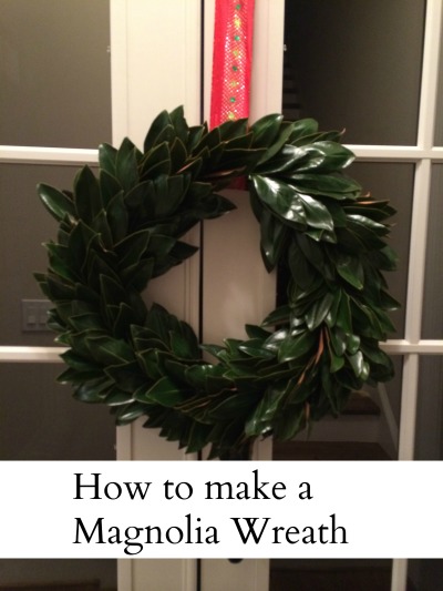 How to make a Magnolia wreath by Splendid Habitat