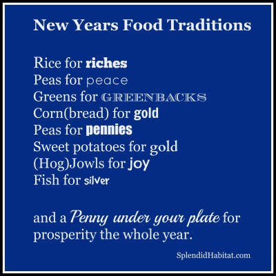 New Years Food Traditions