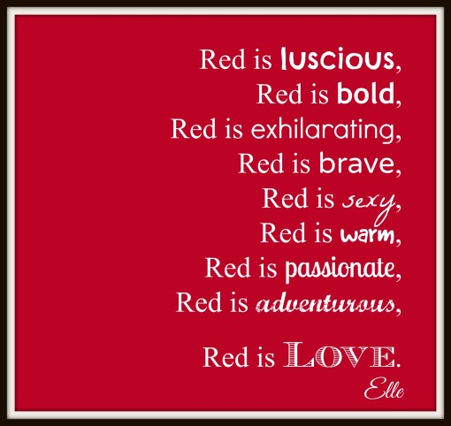 Red is by Elle