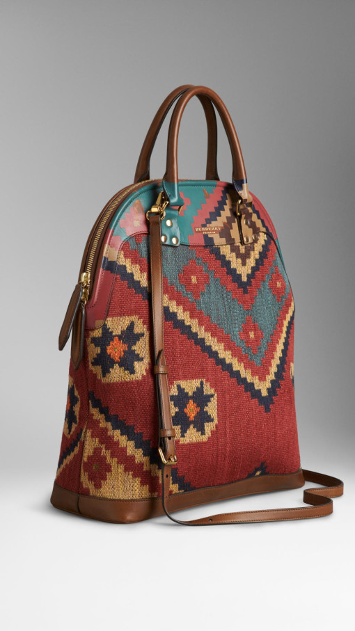 Burberry tapestry handbag