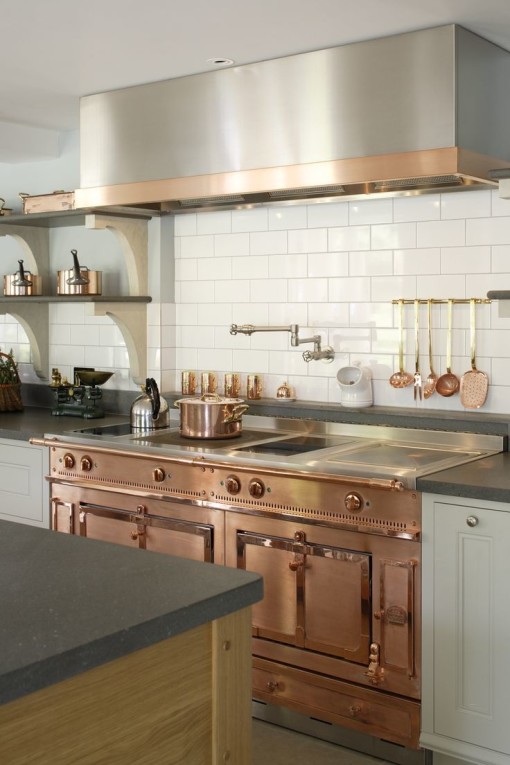 Copper Appliances in kitchen by Artichoke