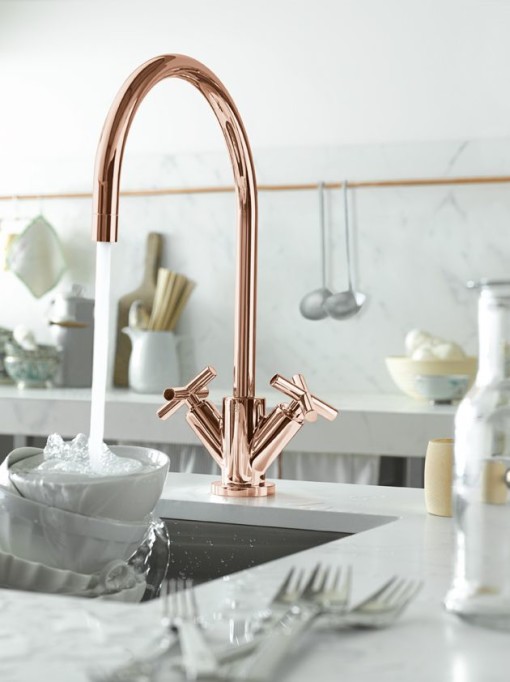 Copper faucet