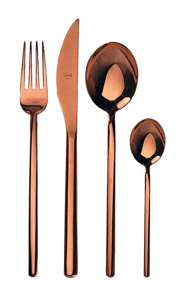Copper silverware