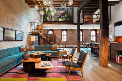 Andrew Franz turned warehouse into home