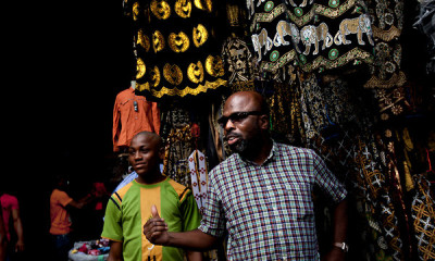 Duro Olowu in Lagos market
