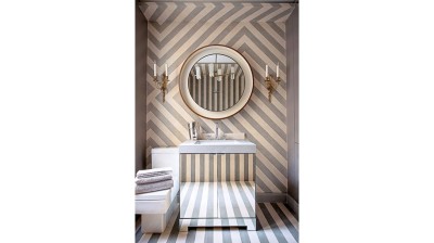 Bathroom wallpapers - bold strips