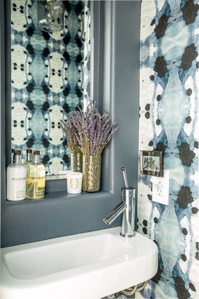 Bathroom wallpaper - organic Eskayel