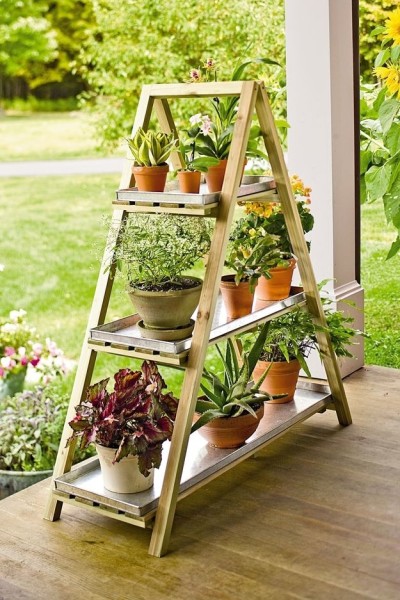 ladder flower garden - Fab Outdoors