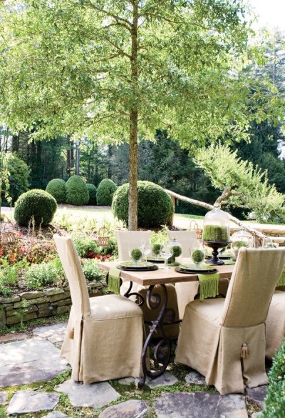 Fab outdoors table top