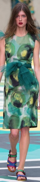 Burberry dress spring 2015