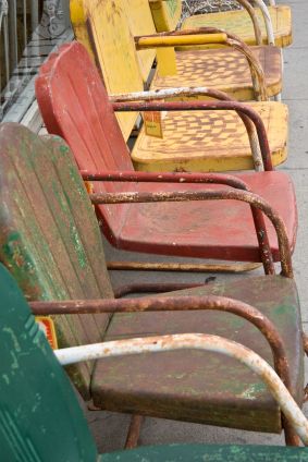 Vintage metal chairs - Fab outdoors