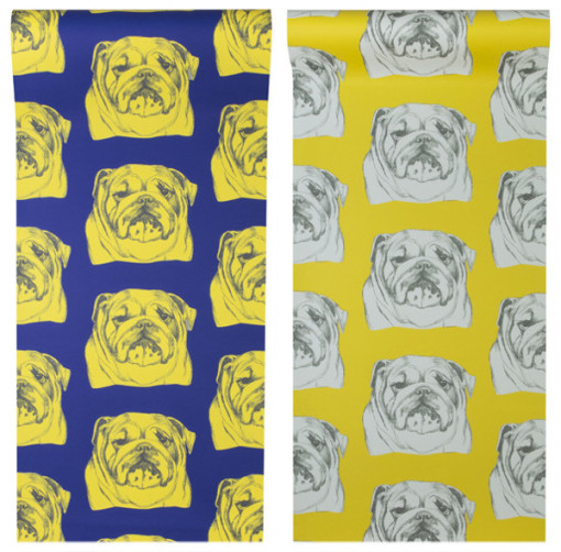 Bulldog pop art wallpaper  dog-milk