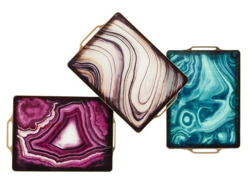 Agate trays by Target