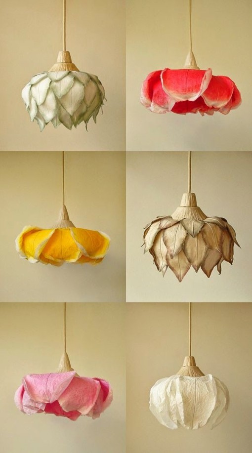 Flower Power - Paper lamps by Sachie Muramatsu