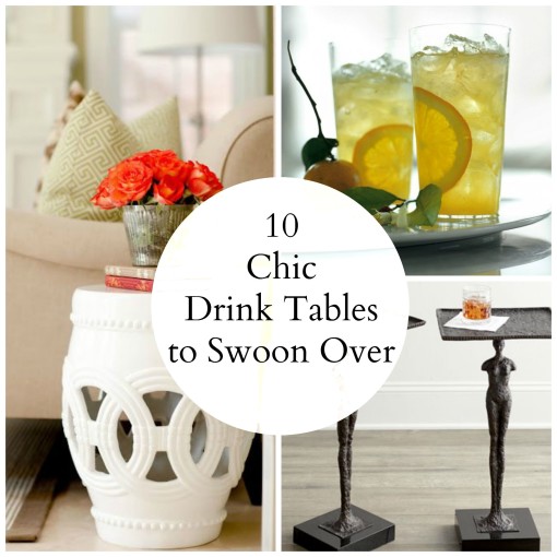 Top 10 Drink accent tables
