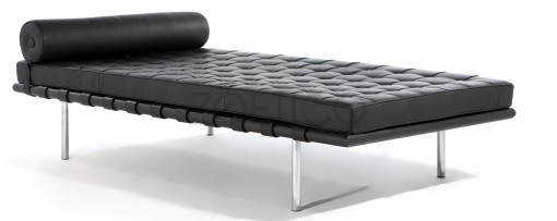 Barcelona daybed was designed in 1930 by Ludwig Mies van der Rohe