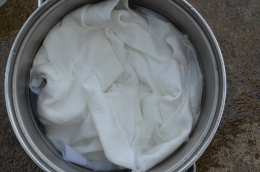 How to tie dye - prewash your fabric