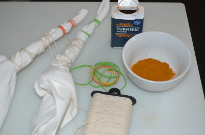 how to dye with turmeric