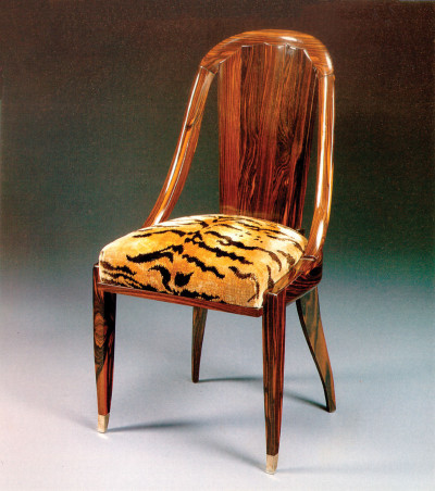 Jacques-Emile Ruhlmann ebony chair