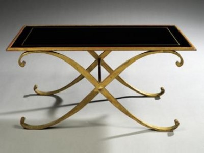 Raymond Subes Art Deco metal table