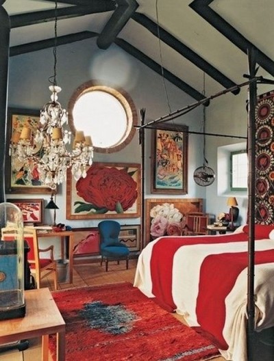 Boho Chic Style - bedroom