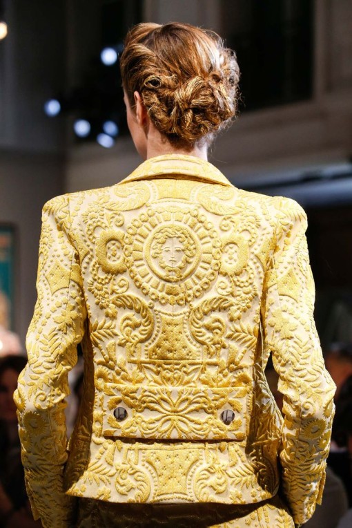 Schiaparelli Fall 2015 Couture Brocade - Eastern Influences