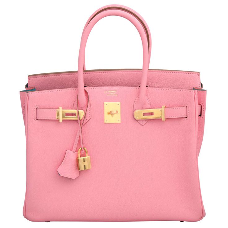 Pink Hermes Birkin handbag - Splendid Habitat