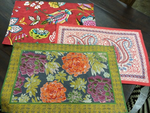 Cloth placemats - Casual dinng