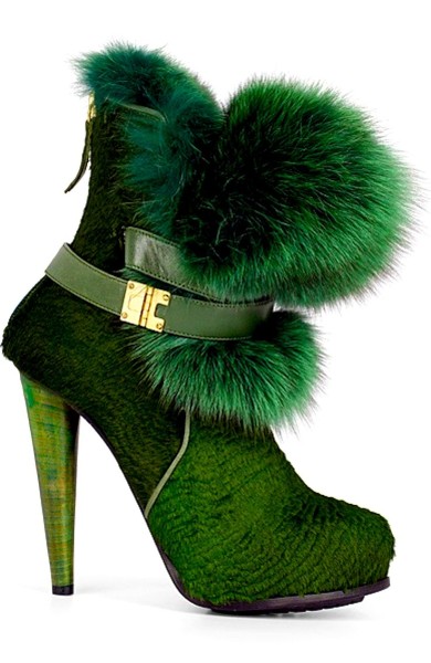 Burak Uyan furry boot - warm & fuzzy