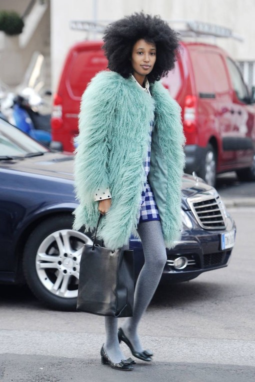 Faux Fur coat fabulous - warm & Fuzzy style