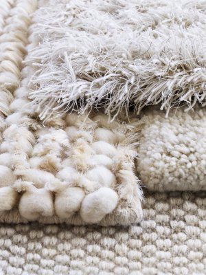 White rugs - warm & fuzzy