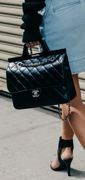 Chanel quilted handbag