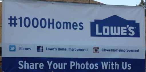 1000 Homes w Lowes & Habitat