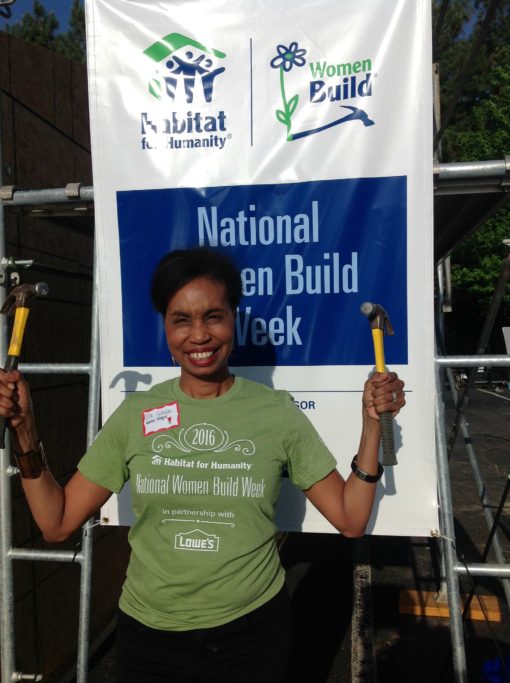 Women's build Lowes & Habitat for Humanity