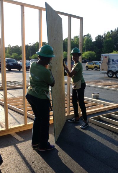 Habitat for humanity & Lowes Womens Build week